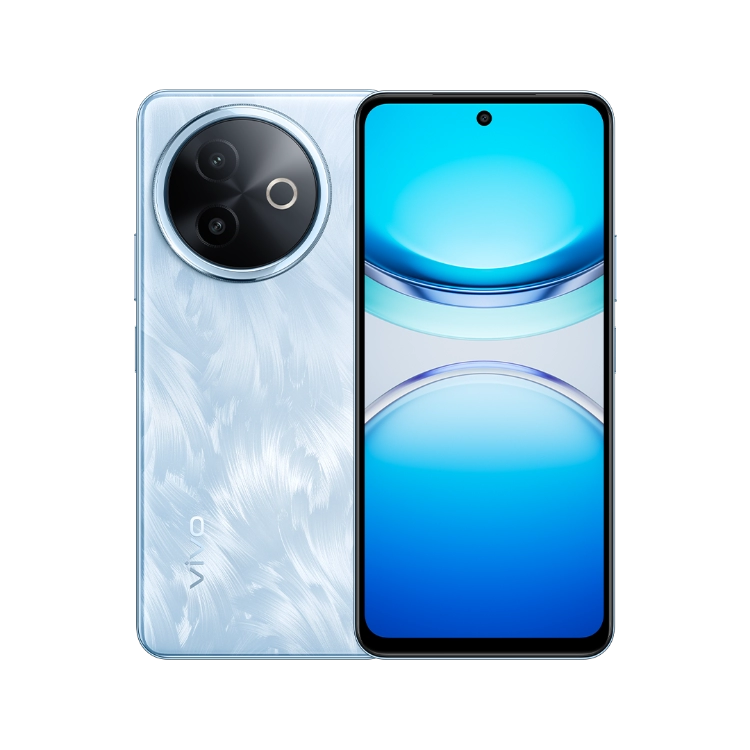 vivo Y300i 机身渲染图（白）